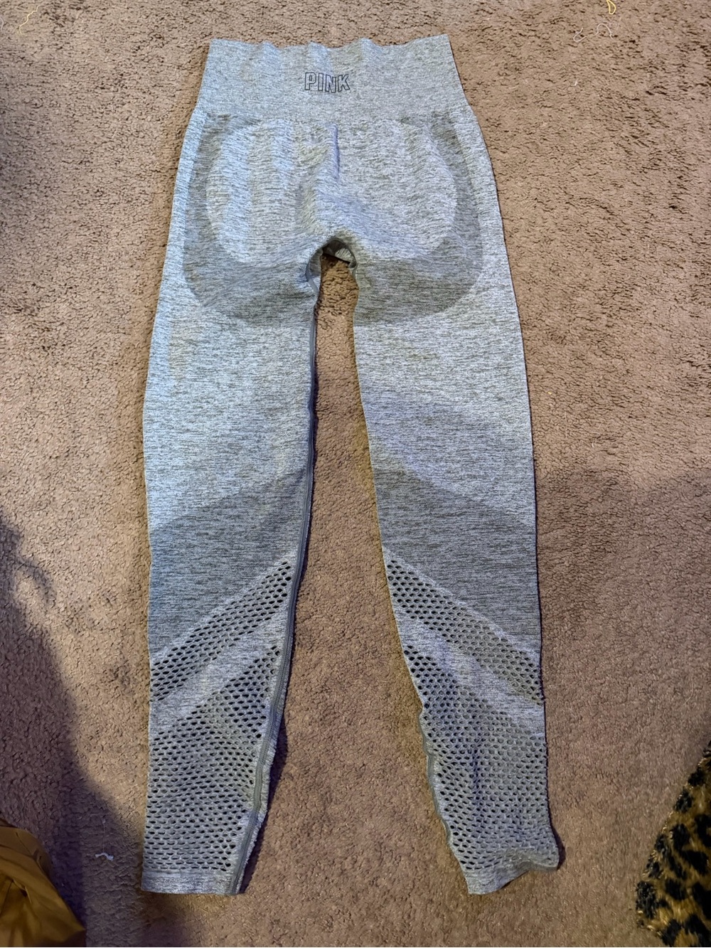 PINK Victoria's Secret Heather Gray Seamless  Leggings